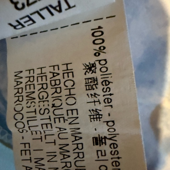 Zara tie-dye satin effect oversized blouse. - Picture 5 of 5